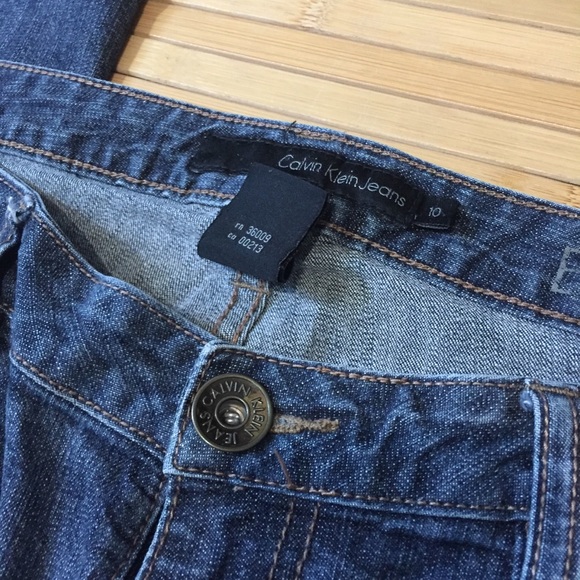 Calvin Klein midrise bootcut blue jeans - Picture 3 of 6